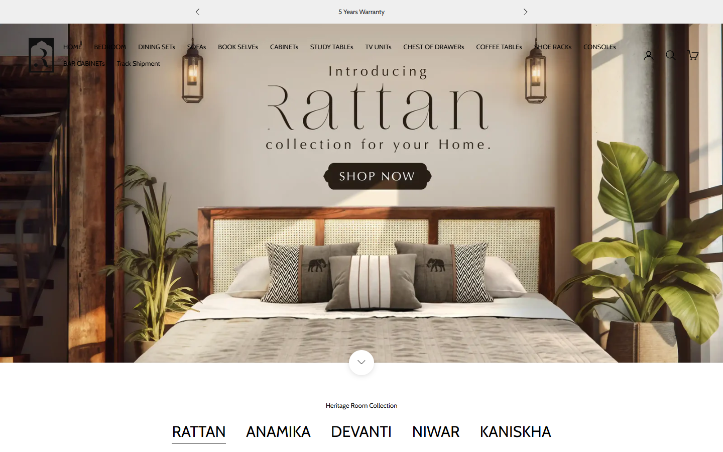 Rajwada Furnish E-Commerce Website
